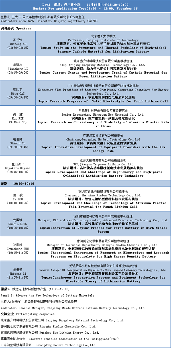 中国化学与物理电源行业协会动力电池应用分会第四次全体会员大会通知