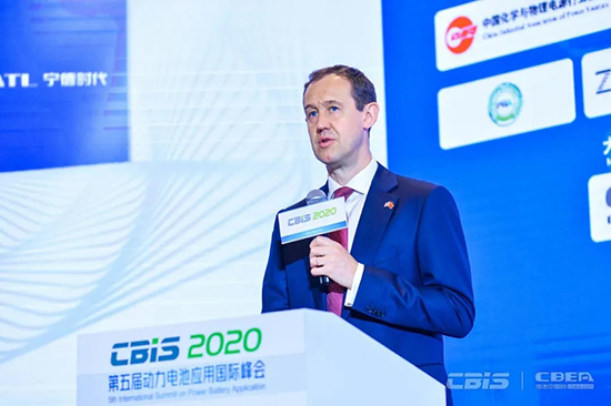 英国驻广州总领事馆柯牧申：英国动力电池需求70-100GWh