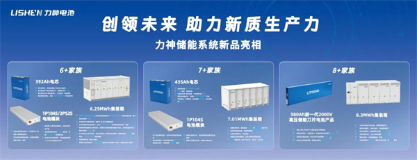 力神（青岛）新签3GWh储能订单，发布6+、7+、8+储能新品